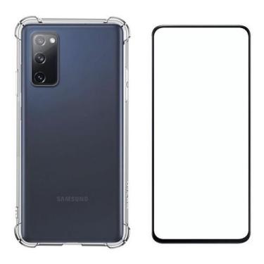 Imagem de Capa Capinha Case + Película Vidro 3d Para Galaxy S20 Fe - HREBOS