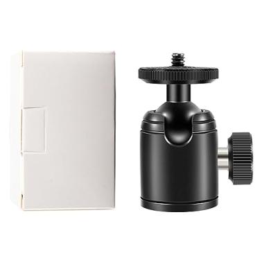 Imagem de DBEIXIWEI Peças sobressalentes para montagem de câmera gimbal esférica com orifício de 0,6 cm para substituição do adaptador de tripé da câmera