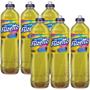 Imagem de Detergente Lava Louça 500ml Fuzetto Kit com 6unidades (6x500ml) (Neutro)