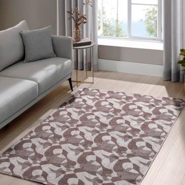 Imagem de Tapete Retangular 1,40 x 2,00 Jacquard Decor Tapecol Antiderrapante Bella Janela - Sala Quarto (Andes Bege Camurça)