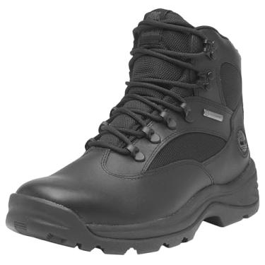 Imagem de Timberland Bota masculina Chocorua Trail Mid impermeável para caminhada, Preto, 10 Wide