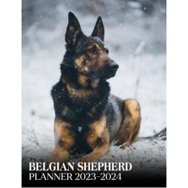 Imagem de Belgian Shepherd 2023-2024 Monthly Planner Calendar: Belgian Shepherd 2023-2024 Planner, 2023 Monthly Daily Planner Christmas Birthday Gifts For Men Women Dad Mom, Planner For Student Teacher