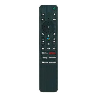 Imagem de AULCMEET RMF-TX810U Novo controle remoto de voz de substituição compatível com Sony Full HD LED TV A80L X80L X90L X95L Series com Google Voice 2023 Modelos XR85X93L XR-85X93L XR85X95L XR-85X95L