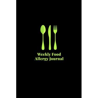 Imagem de Weekly Food Allergy Journal: A Food Sensitivities Symptom Journal for Testing and Keeping Track of What You Eat and How Your Body Reacts - Cutlery Cover Design