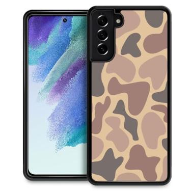 Imagem de YiXinBB Capa compatível com Samsung Galaxy S21, Y Duck Camo R7 Pattern Luxury Design Hard PC Back Shockproof Anti-Scratch Case para Samsung Galaxy S21