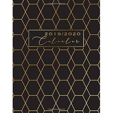 Imagem de Calendar 2020: Thunder Black and Gold Design | December 2019, January 2020 - December 2020 | Weekly Planner 2020 large | Monthly Calendar | Personal ... Goal Setting 2020 | Personal Bucket List 2020