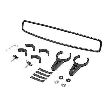 Imagem de Espelho Retrovisor Largo de 15 '' Com Braçadeiras de 1,75 ou 2 Polegadas, Suporte de Alumínio e Fita Dupla Face para RZR PRO XP R CFMOTO ZFORCE Commander Maverick 1000R 1000