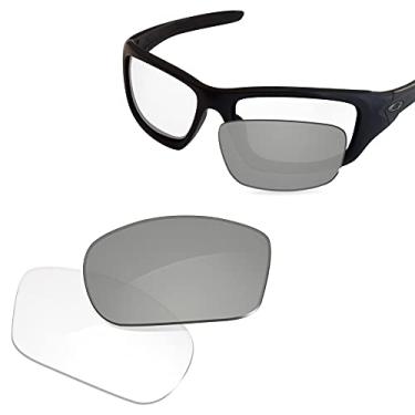 Imagem de Glintbay Lentes de óculos de sol de substituição 100% precisas para Oakley Valve New 2014 OO9236 - fotocromáticas transparentes não polarizadas