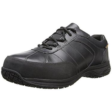 Imagem de Dunham Lexington Sapato masculino com cadar o e bico de a o, Preto, 9
