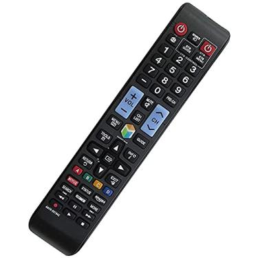 Imagem de Controle remoto de substituição geral adequado para UN55F6800AF UN50H6400 UN48H6400 UN40H6400 UN55JS9000F UN48JS9000F UN65JS8500F UN55JS8500 UN65C8000 UN48800 JU640D para Samsung TV