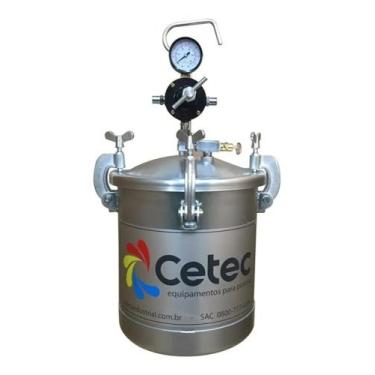 Imagem de Tanque De Pressão 10 litros sem agitador - Cetec Equipamentos De Pintu