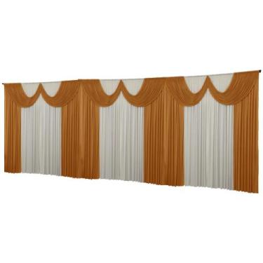 Imagem de Cortina Paris Malha Gel Enfeite Igreja Festas  9 metros - Dennis Confe