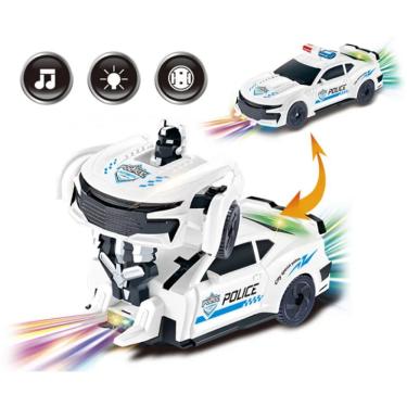 Imagem de Carro Robô Policial Com Movimento Som E Luzes Brinquedo