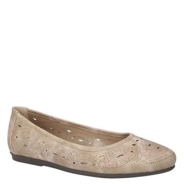 Imagem de Easy Street Sapatilha feminina Jackie Ballet, Natural, 9.5 X-Wide