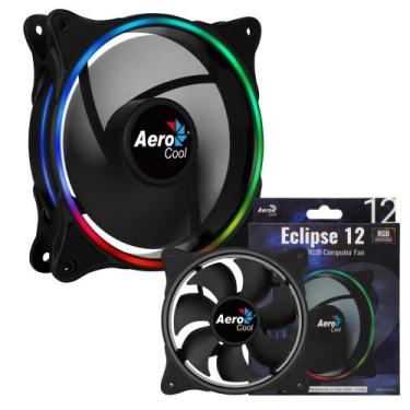 Imagem de Cooler Fan Eclipse 12 Para Gabinete Gamer Aerocool Com Iluminação Led 