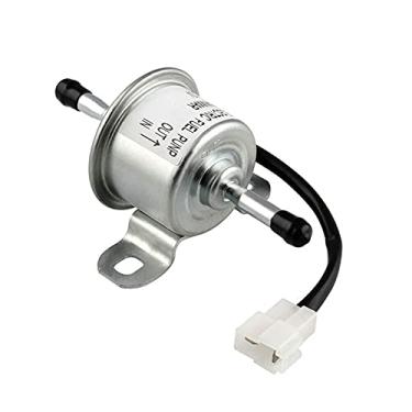 Imagem de Bomba de combustível DC12V Bomba eletrônica de alimentação de combustível 129612-52100 para Yanmar 4TNV88 3TNV88 Bomba de alimentação de combustível fina m14 Bomba de combustível diesel