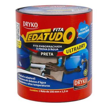 Imagem de Fita Asfaltica Autoadesiva Ultradry 17cmx28cm Dryko