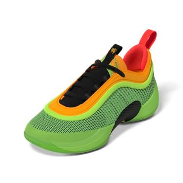 Imagem de adidas Tênis infantil unissex D.o.n. Issue 6, Cor do fornecedor/vermelho solar/azul lúcido, 6 Big Kid