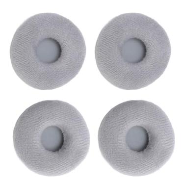Imagem de 2 Pares 70mm/2,76in Cotas de Ouvido de Veludo de Substituição para a Ath-esw9 Es7 S10 Sj3 Sj5 Fc7 Fc700 Fc707 Re70 Shl5000 Mdr-v150 V250 V300 V400 V100 (Cinza)
