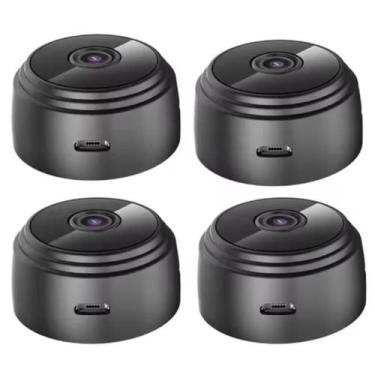 Imagem de Mini Câmeras Espiãs Portátil Discreta e Sem Fio Casa Segura (4 Unidade