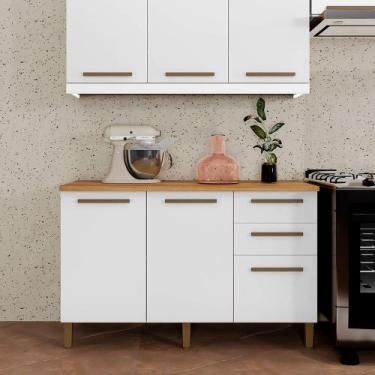 Imagem de Balcão Diamante Master Arte Móveis, Branco