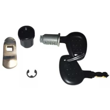 Imagem de Reparo da Tranca - Miolo da Fechadura Baú Givi com 2 Chaves