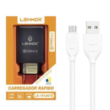 Imagem de Kit Carregador TURBO compatível com MOTOROLA G5 / Cabo Micro USB V8 e 