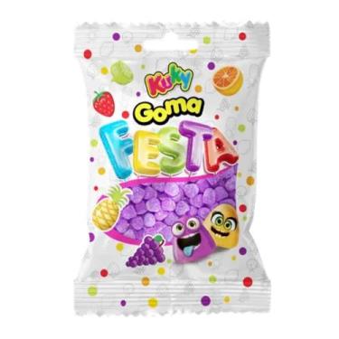 Imagem de Bala De Goma Festa Kuky Uva 500g (uva) Jujuba