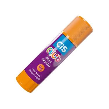 Imagem de Cola Bastão Colorida CIS Club, Laranja, Blister com 1 unidade