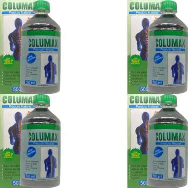 Imagem de Suplemento Alimentar Columax Natural Frasco 500ml Kit 4 Unidades, Envi