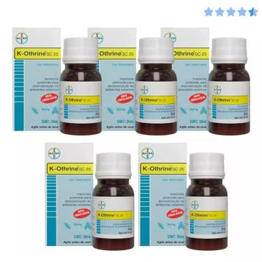 Imagem de Kit 5 K-othrine Sc 25 Bayer 30ml Contra Insetos