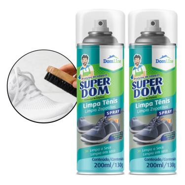 Imagem de Limpa Tenis A Seco Desengraxante Sapato Couro 200ml - 2 Un