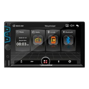 Imagem de Central multimidia roadstar 7 pol RS404BR mi touchscreen bluetooth