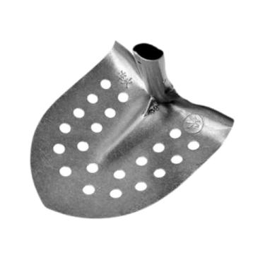 Imagem de IEUDNS Metal Sifting Spade Lama Spade Sand Digger Scoop Prático Dreno Spade Ferramenta de Limpeza de Esgoto para Quintal Casa Caminhadas Camping, Apontado, 24x22x16cm