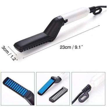 Imagem de Chapinha Modelador Pente Eletrico Portatil Para Cabelo E Barba - LIP I