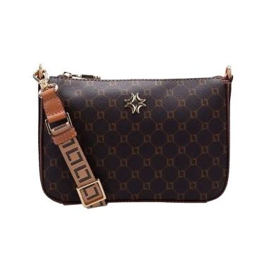 Imagem de Bolsa Luz da Lua Tiracolo Pequena Monograma Mocca