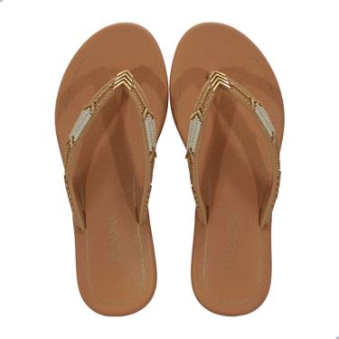 Imagem de Chinelo Feminino Grendha Formosa Miçangas Bege