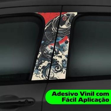 Imagem de Adesivo Personalizado Para Coluna Porta Carro Decorativo 054 - Resitan