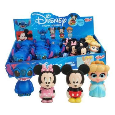Imagem de Brinquedo Squish De Apertar Disney Toyng Stitch Mickey, Sortido