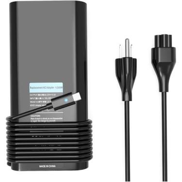 Imagem de 130W USB C AC Adaptador de para computador portátil compatível com Dell XPS 15 17 9700 9720 9520 9500 9510 Precision 5570 3571 5470 3561 5550 3560 5560 Latitude 7410 7310 7210 9410 9510 5420