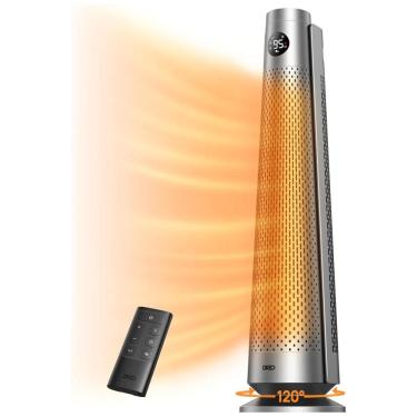 Imagem de Aquecedor Elétrico Dreo Space Heater Indoor de 76 cm, Oscilação de 120°, Termostato Ajustável, 5 Níveis de Calor, 3 Níveis de Ventilação, 8