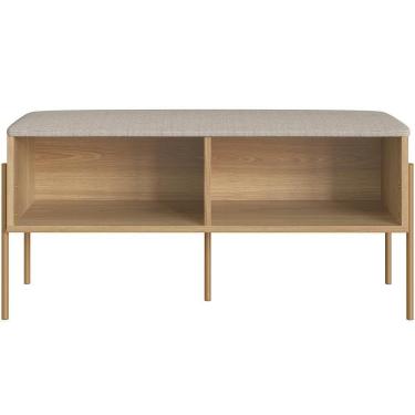 Imagem de Sapateira Banco Hall De Entrada Industrial Indy A03 Hanover Dourado