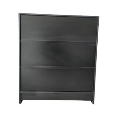 Imagem de Balcão Recepção Lojas E Comércios 100% Mdf Preto - Suprema Móveis