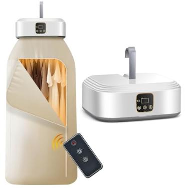 Imagem de HavRixor Secadora De Roupas Portátil - Mini Máquina Suspensa Para Lavanderia, Apartamentos E Viagens, Trailers Quartos Hotel