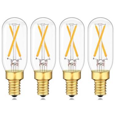 Imagem de LUMILECT Lâmpada Led E12 Equivalente A 25 Watts, Lâmpadas Edison Reguláveis De 2 W, Vela T6 Branca Quente Suave 2700 K Para Lustre E Ventilador Teto 200 Lm, Filamento Tubular Pequeno T25 Vintage, Pa