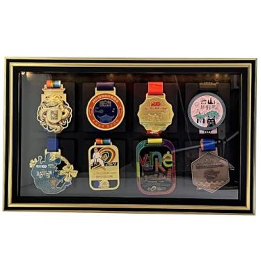 Imagem de HAIZIMI Moldura Para Medalha De Maratona - Estojo Medalhas, Porta-Retratos 3D, Corredor, Maratona, Campeão Corrida, Futebol, Ginástica E Todos Os Esportes (Ps8)