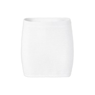 Imagem de florence by mills Saia feminina de crochê, Branco, XXP