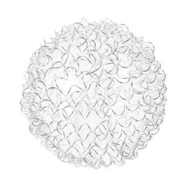 Imagem de IEUDNS Abajur de malha de arame de alumínio, protetor de decoração para casa, luminária pendente moderna, abajur para lustre, para hall de hotel