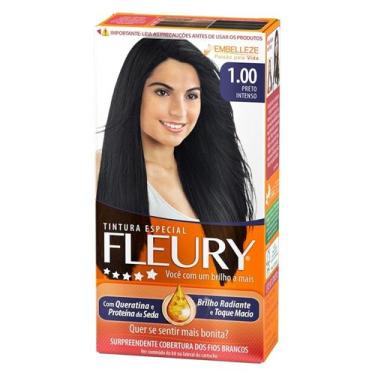 Imagem de Tintura Especial Fleury Preto Intenso 1.00 - EMBELLEZE