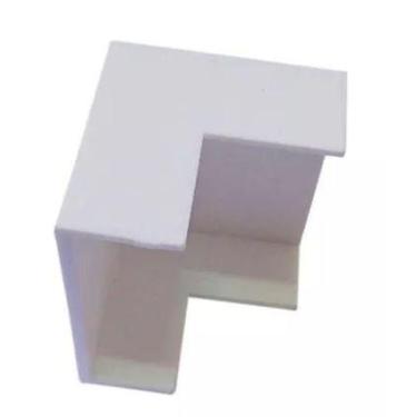 Imagem de Acabamento para canaleta cotovelo externo 50x20 branco - ilumi 62031